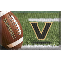 FANMATS 33644 Vanderbilt Rubber Scraper Door Mat