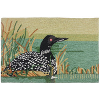 Homefires Loon Lake 22" X 34" Rustic Area Rug
