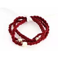 Knotty Signature Braided Pony Set of 3