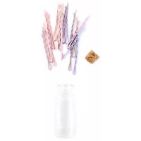 Glass Bottle of 18 Mini Sleek Bobbies