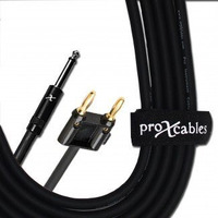ProX XC-QB100 1/4" TSM to BANANA 12AWG High Performance Speaker Cable 100FT