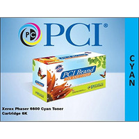 PCI Brand Compatible Toner Cartridge Replacement for Xerox 106R02241 Phaser 6600 WC 6605 Cyan Toner Cartridge 6K Yield