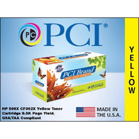 PCI Brand Remanufactured Toner Cartridge Replacement for HP 508X CF362X Yellow Toner Cartridge 9.5K Yield