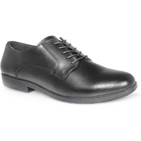 Genuine Grip 940-8.5W Womens Black Slip-Resistant Oxfords Dress Shoes - Size 8.5
