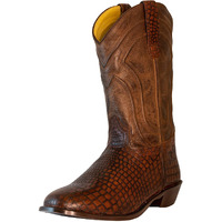 TuffRider Mens Hayden Round Toe Boots 12 Brown