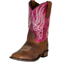 TuffRider Youth Arches Square Toe Boots 6 Brown