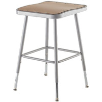 National Public Seating Stools 19"-27" Grey
