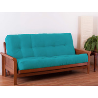 Blazing Needles Renewal 9" Twill Futon Mattress, Full, Tangerine Dream