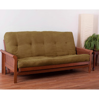 Blazing Needles Vitality 7" Microsuede Futon Mattress, Full, Camel