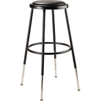 NPS 19"-27" Height Adjustable Heavy Duty Vinyl Padded Steel Stool