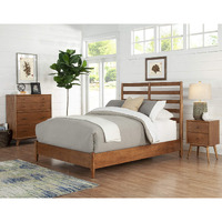 Alpine Furniture Flynn Platform, Full, Brown