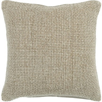 Rizzy Home Donny Osmond 20" x 20" Linen Pillow Cover in Brown