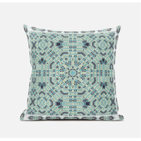 Amrita Sen Geostar Wreath Palace Suede Blown and Closed Pillow in Dark Purple White