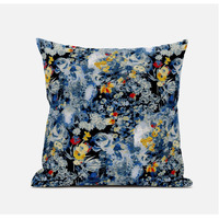 Amrita Sen Sea Garden Rose Suede Blown and Closed Pillow in Purple Pink