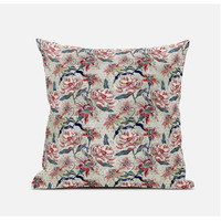 Amrita Sen Roses Sprayed Stars Suede Blown and Closed Pillow in White Yellow Red