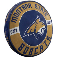Northwest NCAA Montana State Bobcats Round Cloud Pillow, 15", Team Colors