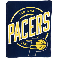 Northwest NBA Indiana Pacers Unisex-Adult Fleece Throw Blanket, 50" x 60", Campaign