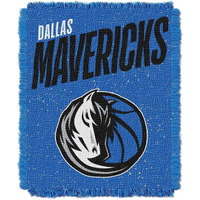Mavericks OFFICIAL NBA "Headliner" Woven Jacquard Throw Blanket