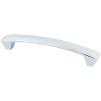Berenson Laura Collection 128mm Center Handle Cabinet Pull, Polished Chrome