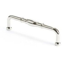 Berenson Designers Group 10 4" Center to Center Cabinet Handle Pull, Polished Nickel