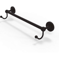 Allied Brass SL-41-18-HK Shadwell Collection 18 Inch Integrated Hooks Towel Bar, 18", Oil Rubbed Bronze