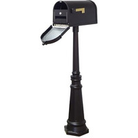 Special Lite Products Berkshire Curbside Mailbox with Locking Insert and Tacoma Mailbox Post