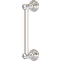Allied Brass CC-3-8 Carolina Crystal Collection 8 Inch Door Pull, Satin Nickel
