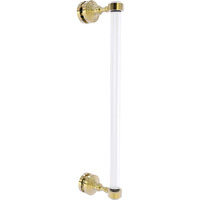 Allied Brass PG-407-18SM-UNL Pacific Grove Collection 18 Inch Single Side Shower Door Pull, Unlacquered Brass