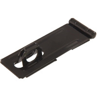 Carded - Safety Hasp Hinges, Black - 3.5 in.