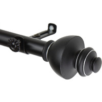 Rod Astamoda Scion Curtain 3/4 inch Dia. 66-120" - Black