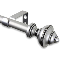 Rod Astamoda Augustus Curtain 5/8 inch Dia. 48-84 Inch - Satin Nickel