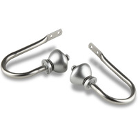 Rod Astamoda Giannie Curtain Holdback - Satin Nickel