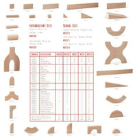 Whitney Brothers Hardwood Block Set, Half School