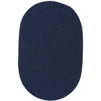 Solid Wool Blend Blue Moon Rug Rug Size: Round 3'