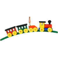 CHRISTIAN ULBRICHT 10-0036 Ornament-Train Medium Size.75 H x .75" W x 4.25" D, White