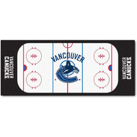 FANMATS Home Indoor Sports Team Logo Vancouver Canucks Rink Runner Mat