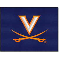 FANMATS 1943 University of Virginia All-Star Mat | Navy | 33.75"x42.5" | V Sabre Primary Logo