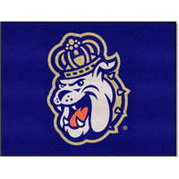 FANMATS 970 James Madison University All-Star Mat | Purple | 33.75"x42.5" | Bulldog Head Secondary Logo