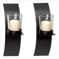 Gifts & Decor 57070950 Contemporary Candle SCONCES, No Size, White