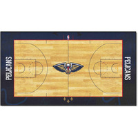FANMATS 9498 NBA New Orleans Pelicans Nylon Face NBA Court Runner-Small , 24x44