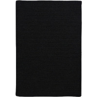 Colonial Mills Simply Home Solid H031 Black Black 2x10 - Area Rug