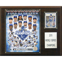 MLB Kansas City Royals 2015 World Series Champions Plaque, 12"x15"