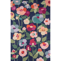 Momeni Newport Collection Area Rug, 8'0" x 10'0", Navy