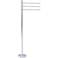 Allied Brass TS-45G 3 Pivoting 12 Inch Arms Towel Stand, Satin Chrome