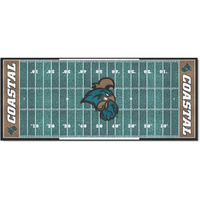 FANMATS 21613 NCAA Coastal Carolina Chanticleers Field Runner Rug - 30in. x 72in.