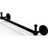Allied Brass P1000-41-36-PEG Prestige Skyline Collection 36 Inch Integrated Hooks Towel Bar, 36", Matte Black