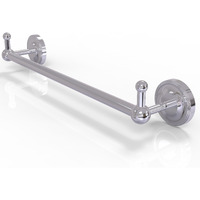 Allied Brass PR-41-36-PEG Prestige Regal Collection 36 Inch Integrated Hooks Towel Bar, 36", Polished Chrome