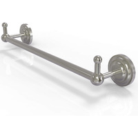 Allied Brass PQN-41-30-PEG Prestige Que 30 Inch Integrated Hooks Towel Bar, 30", Satin Nickel