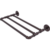 Allied Brass P-230-24-TS Pipeline Collection 24 Inch Wall Mounted Towel Shelf, 24", Antique Bronze