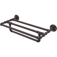 Allied Brass P-240-36-TSTB Pipeline Collection 36 Inch Wall Mounted Bar Towel Shelf, 36", Oil Rubbed Bronze